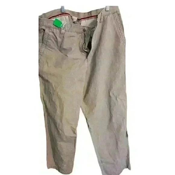 Men's Ems Pants Men's 36 x 32 Beige Khaki Cotton - Picture 1 of 5